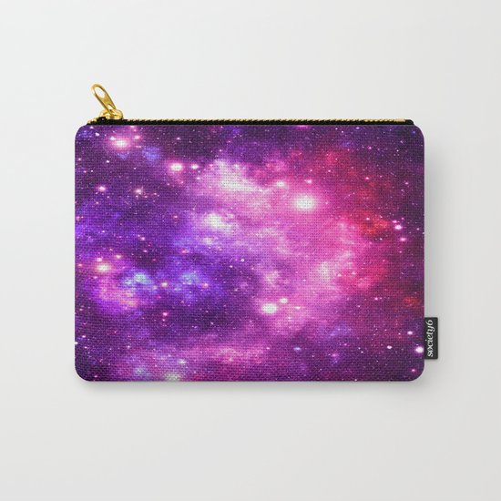 Purple Pink Galaxy Nebula Carry-All Pouch