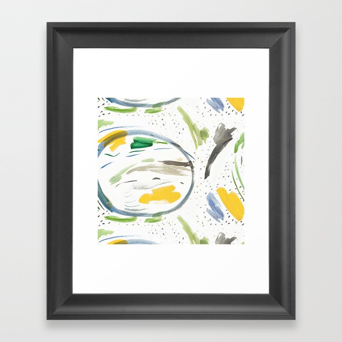 water color paint Framed Art Print