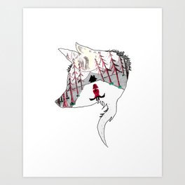 Red's Trial of the Wolf Art Print