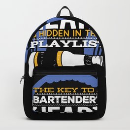 Bartender Playlist Key To His Heart Backpack