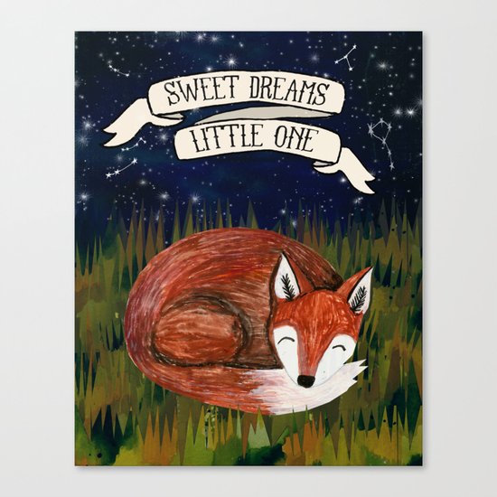 Sweet Dreams, Little One Canvas Print