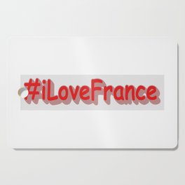 "#iLoveFrance" Cute Design. Buy Now Cutting Board