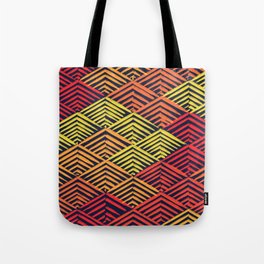 Warm colourful autumn pattern Tote Bag