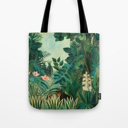 Henri Rousseau, Jungle, Art Prints Tote Bag