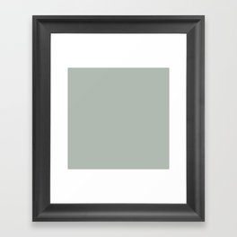 Proper Grey Framed Art Print