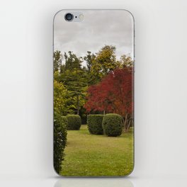 Spain Photography - Beautiful Garden With Hedges And Trees  iPhone Skin
