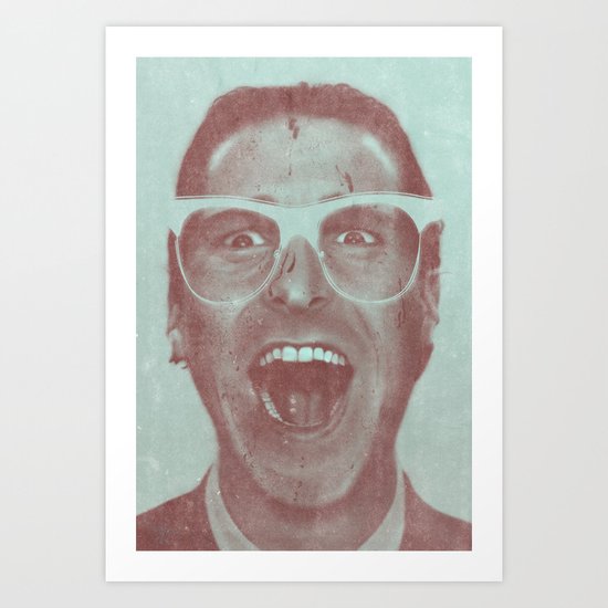 Patrick Bateman - The Hipster (Feat. Marta Macedo) Art Print