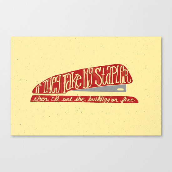 Office Space Canvas Print