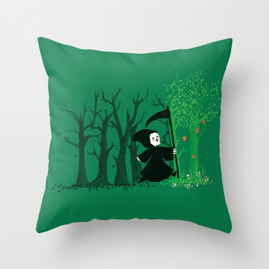 The hills WERE alive Throw Pillow