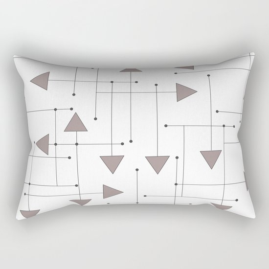 Lines & Arrows Rectangular Pillow