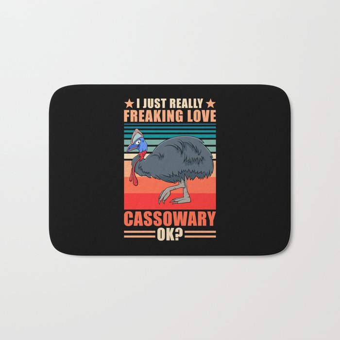 Cassowary Bath Mat
