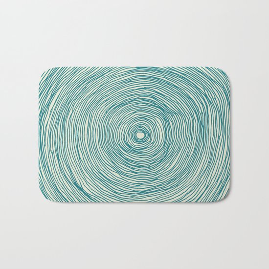 BLACK HOLE GREEN Bath Mat