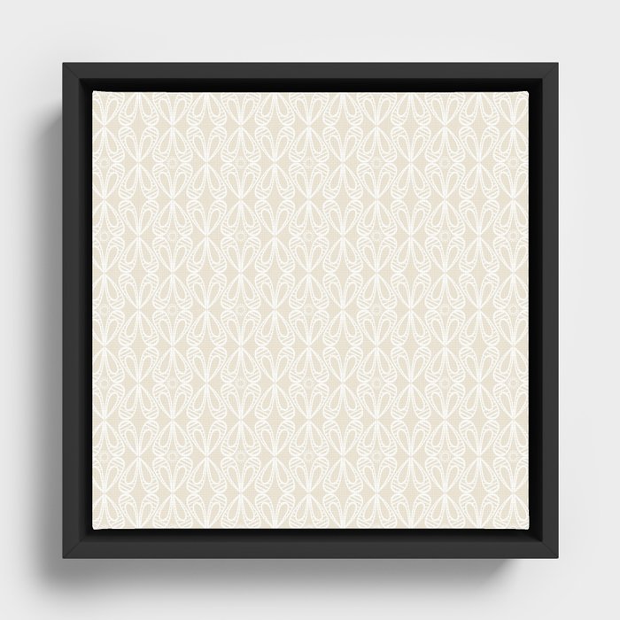 African Heritage Shell Framed Canvas