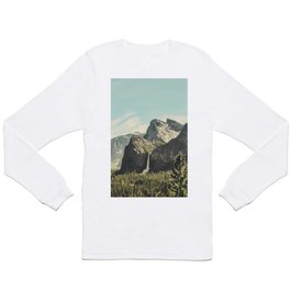 Yosemite Valley Waterfall Long Sleeve T-shirt