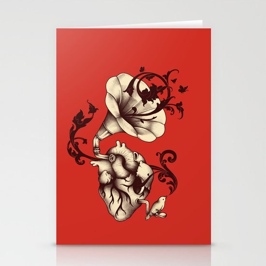 Listen to Your Heart Stationery Cards