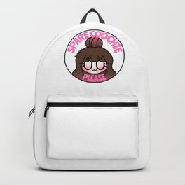 Spare Coochie Please Backpack | Anime, Pastel, Pink, Originalcharacter, Digitalart, Kawaii, Meme, Kawaiigirl, Digital, Drawing 