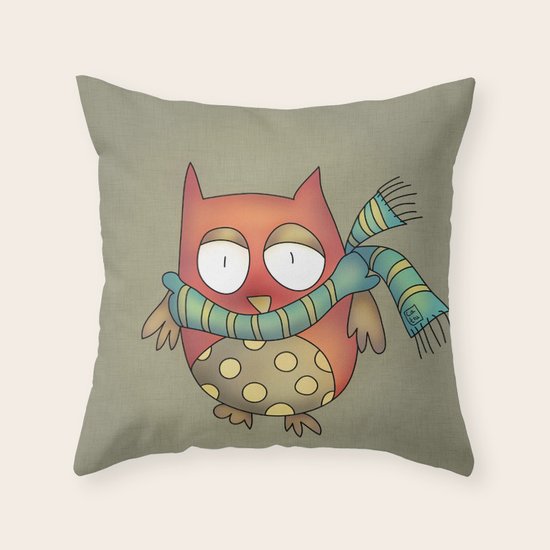 Owl Throw Pillow