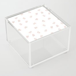 Branches With Red Berries Seamless Pattern  Acrylic Box