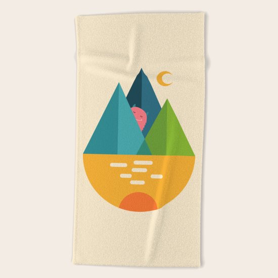 Hello Beach Towel