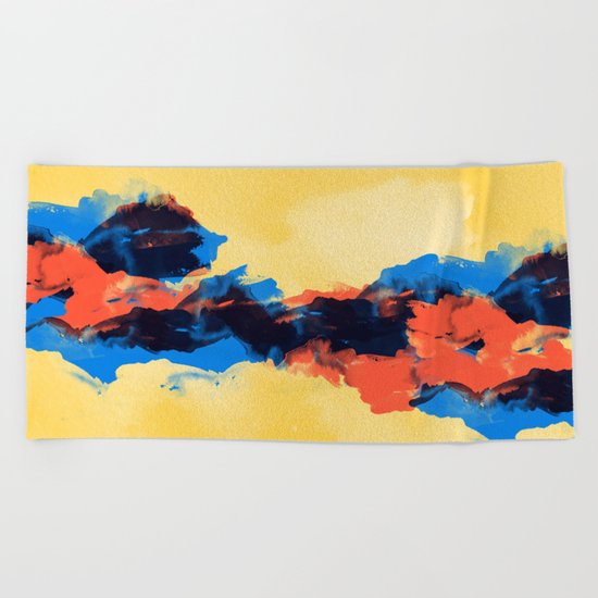 Tectonic Beach Towel