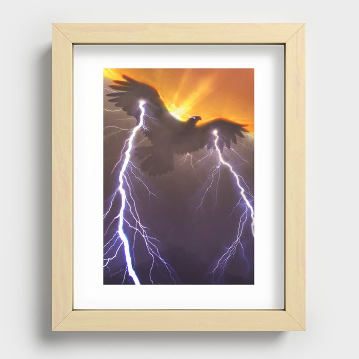 Thunderbird Recessed Framed Print
