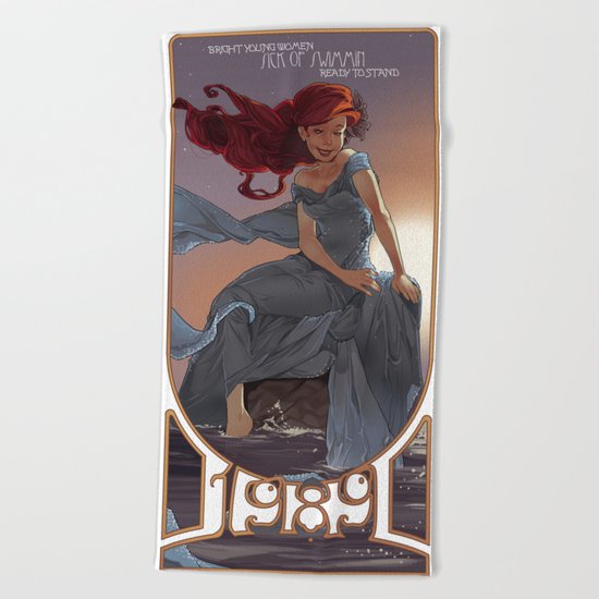 NOUVEAU 1989 Beach Towel