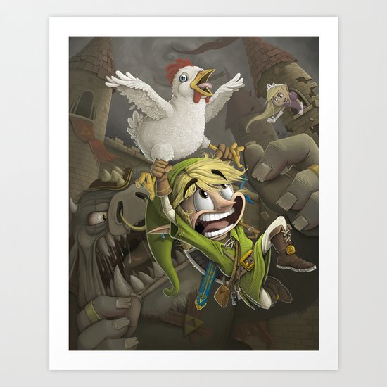 Zelda Art Print