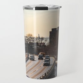 Statue of Liberty From the Brooklyn Bridge | Travel Photography Travel Mug