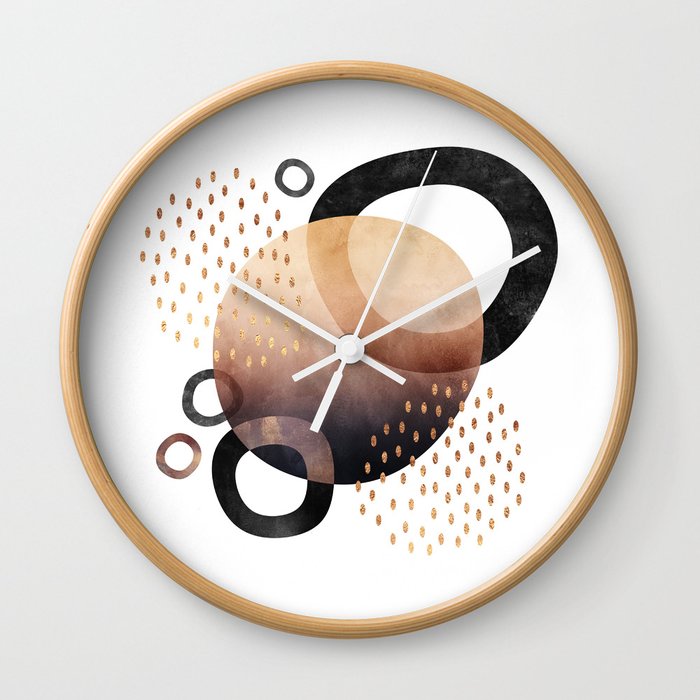 Graphic Abstract 1 Wall Clock