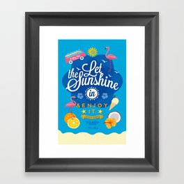Let the Sunshine in No.2 Framed Art Print