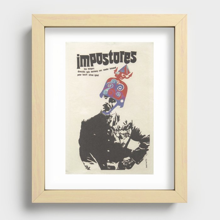 Imposters (Hungary) Cuban Movie Poster Recessed Framed Print