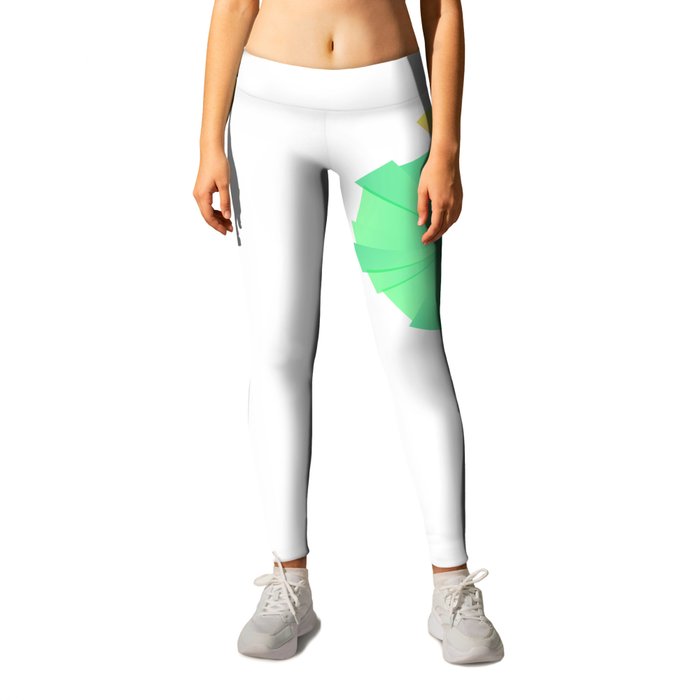 Green apple yoga pants shop