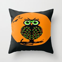 Owl Be Seeing You Throw Pillow