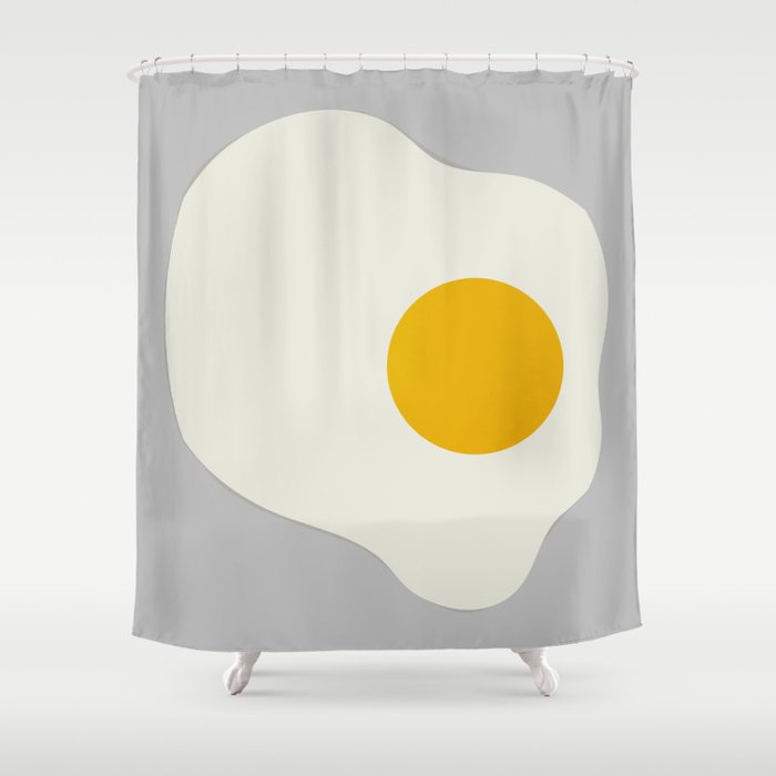 Egg_Minimalism_01 Shower Curtain