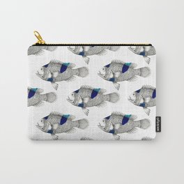  Blue Fish animal  Carry-All Pouch