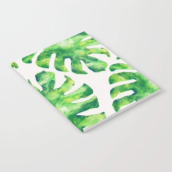 Monstera Leaves Notebook