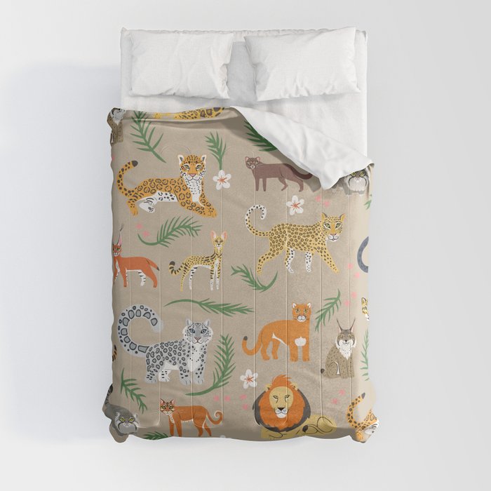 Exotic Cats Comforter