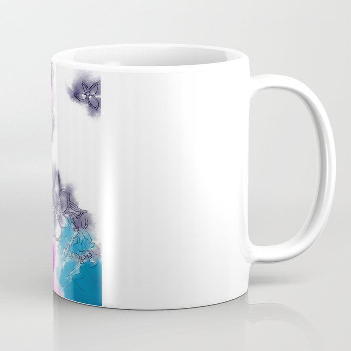 Abstract Flowers - Watercolour Paiting Coffee Mug