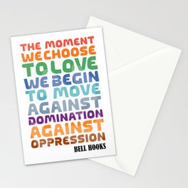 Bell Hooks Quotes I Stationery Card