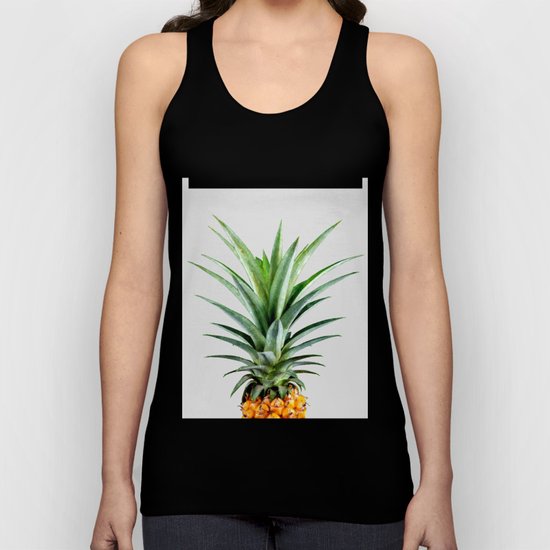 Pineapple V2 #society #buyart #artprints #decor Unisex Tank Top