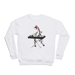 Zebra Keyboard Crewneck Sweatshirt