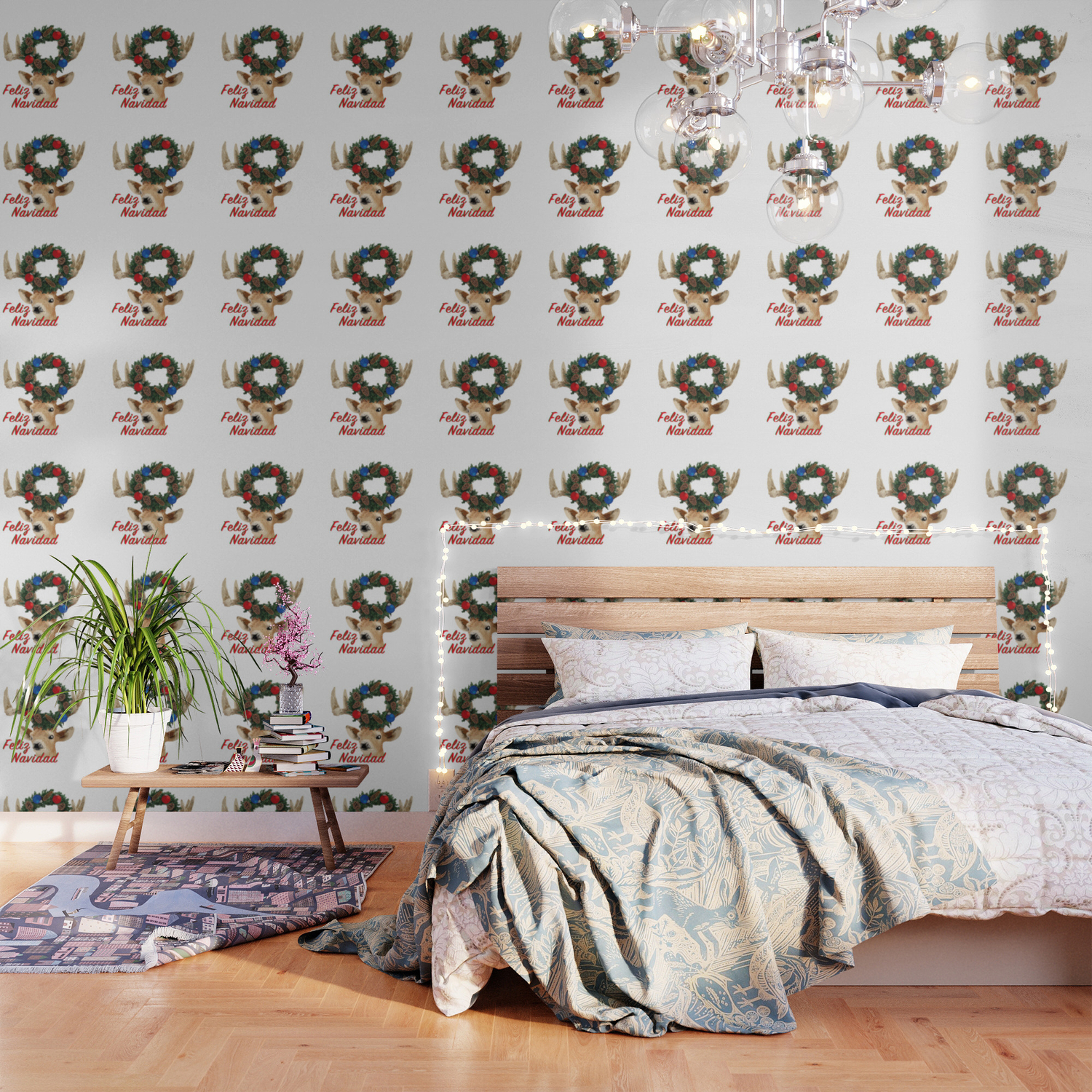 Feliz Navidad Spanish Merry Christmas Wallpaper By Carmenjc Society6