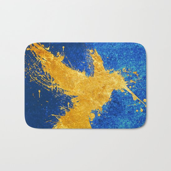 Hummingsplat - Gold Bath Mat