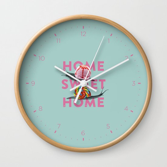 Home sweet home Wall Clock