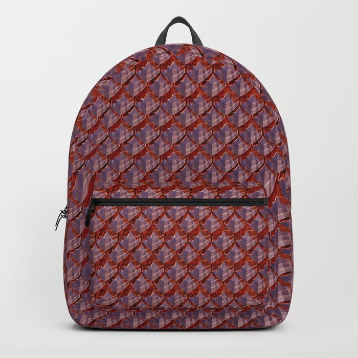Shining Copper dragon scales Backpack