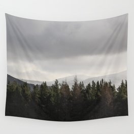 Cairngorms Snow Mountain Landscape Wall Tapestry