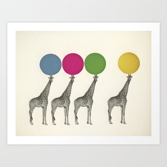 Balancing Act Art Print