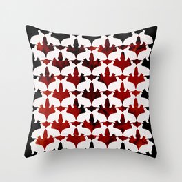 Spring Bunny Throw Pillow