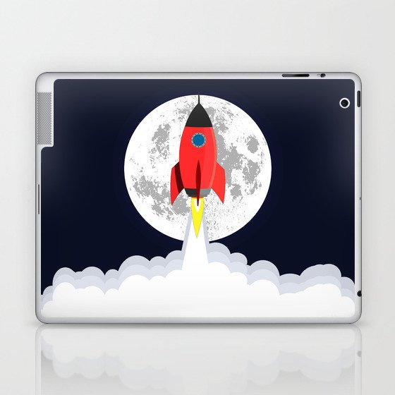 Rocket lift off Laptop & iPad Skin