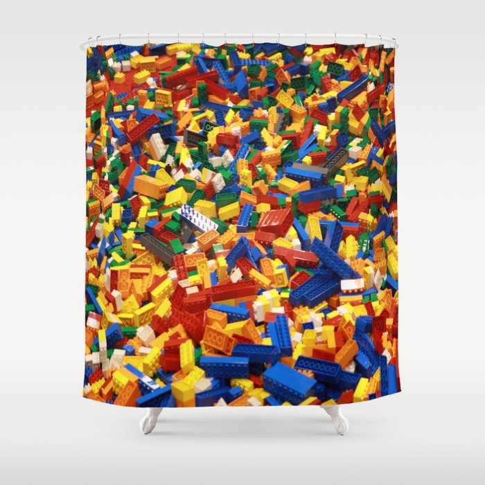 A Sea Full Of Legos Shower Curtain By Seancinco Society6